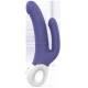 O duplo prazer está ao alcance com um simples toque de um botão! O vibrador Double Pleasure da Vibes of Love oferece vibrações profundas para estimulação vaginal e anal simultânea. Este vibrador duplo tem duas hastes em