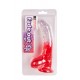 Dildo Realista com Testículos Jelly Joy Fade Out 20.3cm Vermelho Uma nova colecção de dildos absolutamente apaixonantes!! Agarre já o seu!Dildo com formato realista e testículos e uma forte ventosa na base. Com cabeça e veias pronunciadas e em material suave e flexível para que possa