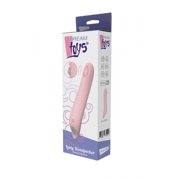 Vibrador Lusty Woodpecker Recarregável Dream Toys 18cm Rosa