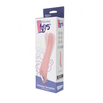 Vibrador Shaking Sensation Recarregável Dream Toys 18cm Rosa