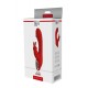 Vibrador Rabbit com estimulador clitoris RED REVOLUTION ARTEMIS Vibrador de coelho. 2 Motores potentes, na parte superior em forma de cabeça do pênis e no estimulador do clitóris. 7 + 3 padrões de vibração. Eixo flexível. Estimulação do ponto G. Estimulador clitoris em forma de coelh