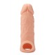Esta manga extensível RealStuff é feita de silicone macio e elástico. A manga aumenta a circunferência do pênis e possui uma alça esférica. Dessa forma, ele ficará firme no lugar. Manga para o pénis com aspecto e toque