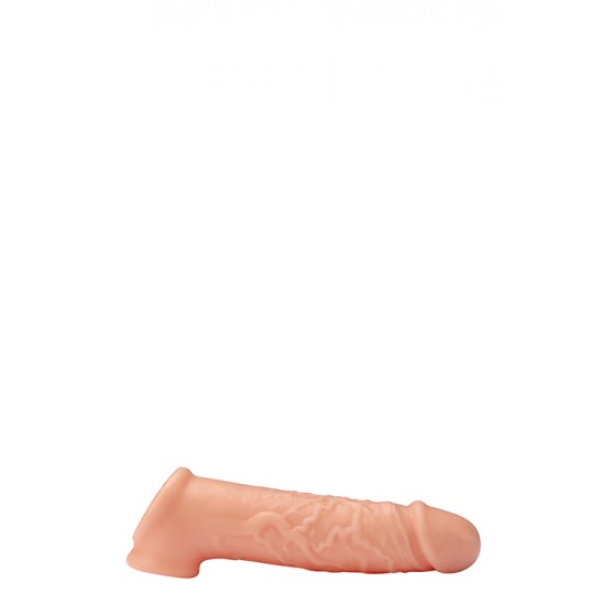 Extensao penis com argola para testiculos REALSTUFF 6.5 Esta manga extensível RealStuff é feita de silicone macio e elástico. A manga aumenta a circunferência do pênis e possui uma alça esférica. Dessa forma, ele ficará firme no lugar. Manga para o pénis com aspecto e toque