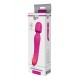 Massajador Wand Aquecimento VIBES OF LOVE Esta Wand Vibes of Love é verdadeiramente versátil e emocionante! É um massageador de varinha e um vibrador, com 9 ritmos de vibração e 3 intensidades. Também tem uma função de aquecimento na extremidade inserível, para