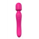 Massajador Wand Aquecimento VIBES OF LOVE Esta Wand Vibes of Love é verdadeiramente versátil e emocionante! É um massageador de varinha e um vibrador, com 9 ritmos de vibração e 3 intensidades. Também tem uma função de aquecimento na extremidade inserível, para