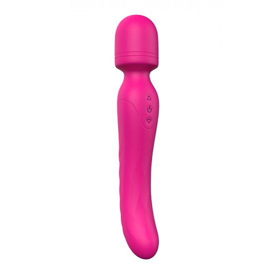 Massajador Wand Aquecimento VIBES OF LOVE Esta Wand Vibes of Love é verdadeiramente versátil e emocionante! É um massageador de varinha e um vibrador, com 9 ritmos de vibração e 3 intensidades. Também tem uma função de aquecimento na extremidade inserível, para