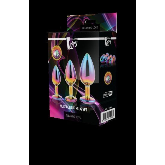 Kit plugs anais GLEAMING LOVE Rainbow