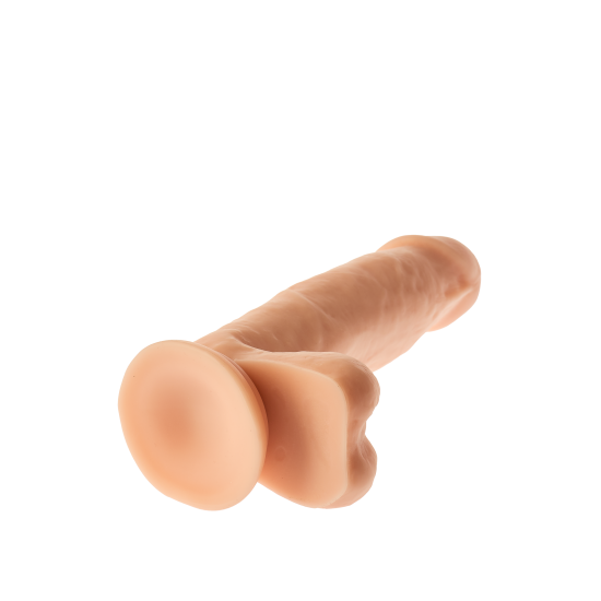 Dildo Realistico Real Ryan - MR. DIXX Real Ryan se sente como se fosse real e tem uma forte ventosa que permite aos usuários desfrutar de uma gama de possibilidades para todos os tipos de prazer, sozinho ou com um parceiro. A base da ventosa garante que Real