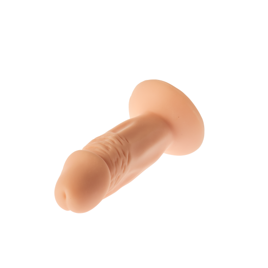 Dildo realistico Tiny Tom - MR. DIXX Tiny Tom se sente como se fosse real e tem uma forte ventosa que permite aos usuários desfrutar de uma gama de possibilidades para todos os tipos de prazer, sozinho ou com um parceiro. A base da ventosa garante que Tiny