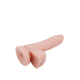 Este dildo de densidade dupla Mr Dixx de 5,7 polegadas tem um núcleo firme com uma parte externa mais macia e natural. Isso é chamado de densidade dupla e aumenta a experiência durante o uso: a penetração parecerá ser re