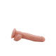 Dildo realistico MR. DIXX 9 dupla densidade Este dildo de densidade dupla Mr Dixx de 9 polegadas tem um núcleo firme com uma parte externa mais macia e natural. Isso é chamado de densidade dupla e aumenta a experiência durante o uso: a penetração parecerá ser real