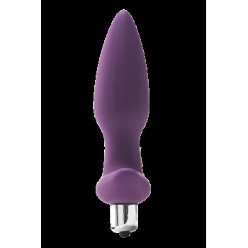 PLUG ANAL FLIRTS 10 FUNÇOES  VIBRATORIO PURPLE