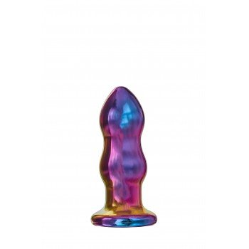 Plug anal GLAMOUR GLASS CURVED controlo remoto