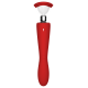 ESTIMULADOR DUPLO RED REVOLUTION GEORGIA Este estimulador duplo tem uma função de sucção de um lado com 2 ventosas intercambiáveis para encaixar lábios, clitóris, mamilos e outras zonas erógenas. O outro lado pode ser usado como massajador ou vibrador de ponto