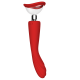 ESTIMULADOR DUPLO RED REVOLUTION GEORGIA Este estimulador duplo tem uma função de sucção de um lado com 2 ventosas intercambiáveis para encaixar lábios, clitóris, mamilos e outras zonas erógenas. O outro lado pode ser usado como massajador ou vibrador de ponto