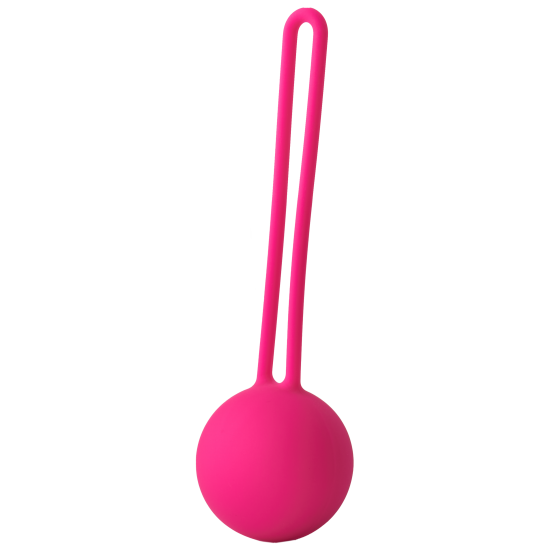 Flirts é a coleção Dream Toys que tem cores vivas e embalagens que lembram primavera, céu azul, dias de sol e flores. Esta bola Kegel da etiqueta Flirts é feita de silicone macio e seguro para o corpo e possui uma c