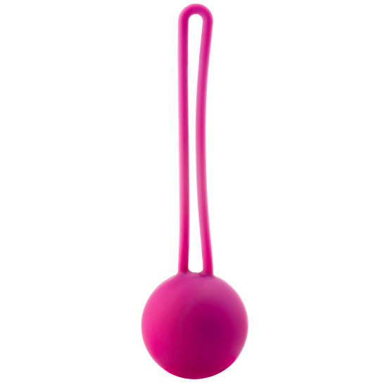 Flirts é a coleção Dream Toys que tem cores vivas e embalagens que lembram primavera, céu azul, dias de sol e flores. Esta bola Kegel da etiqueta Flirts é feita de silicone macio e seguro para o corpo e possui uma c