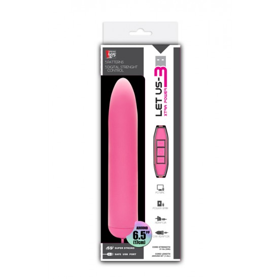 E porque os clássicos nunca deixam ficar mal...Vibrador de formato clássico com 5 padrões de vibração diferentes e 5 cinco intensidades. Com comando  de fios para um ajuste facilitado e bateria USB.Feito a partir de