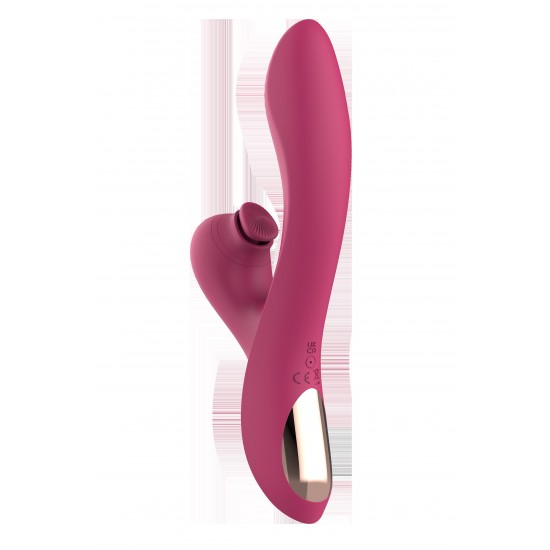 Vibrador do tipo Rabbit vem para atender a todos os teus desejos! Combina uma parte principal, que é flexível e possui uma curvatura que naturalmente o leva ao ponto G; com um massageador de clitóris totalmente fora do c