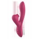 Vibrador do tipo Rabbit vem para atender a todos os teus desejos! Combina uma parte principal, que é flexível e possui uma curvatura que naturalmente o leva ao ponto G; com um massageador de clitóris totalmente fora do c