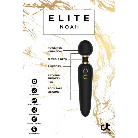 Apresentando a fusão definitiva de elegância e êxtase: o deslumbrante Elite Dual Wand Vibe! Experimente a versatilidade de duas pontas habilmente trabalhadas, cada uma projetada para proporcionar satisfação incomparável.