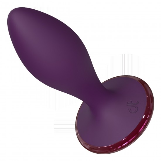 Vibrador anal com controle remoto sem fio. Este vibrador anal Glam possui vibrações potentes em 3 velocidades e 7 ritmos. Pode ser usado no chuveiro, é feito de materiais seguros para o corpo e recarregável com o cabo US