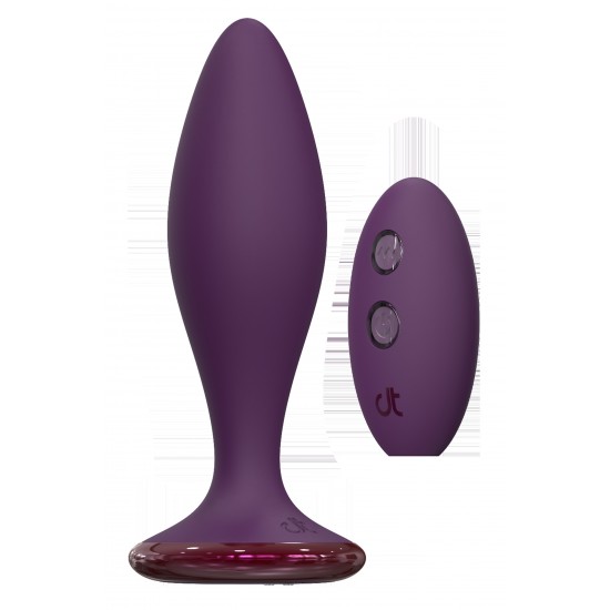 Vibrador anal com controle remoto sem fio. Este vibrador anal Glam possui vibrações potentes em 3 velocidades e 7 ritmos. Pode ser usado no chuveiro, é feito de materiais seguros para o corpo e recarregável com o cabo US