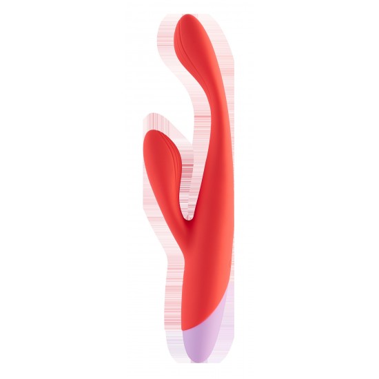 O vibrador Double Beat Duo da coleção Love Signal da Dreamtoys oferece estimulação interna e externa sincronizada para um prazer versátil e divertido. Projetado com motores duplos e múltiplos modos de vibração, é ideal p