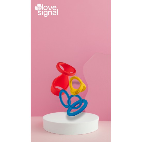 O conjunto Long Play Love da coleção Love Signal da Dreamtoys é um kit versátil de anéis penianos projetado para resistência, estilo e sensações personalizáveis. Feito de silicone macio e seguro para o corpo, cada peça o