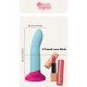 O Love Stick Pequeno de Duas Cores da coleção Love Signal da Dreamtoys é um vibrador de silicone macio e sem vibração, projetado para um prazer descomplicado e elegante. Seu formato fino e acabamento sedoso o tornam idea