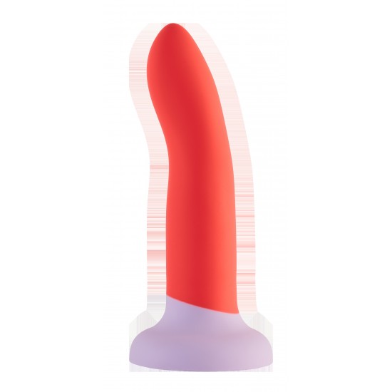 O Love Stick Médio de Duas Cores da coleção Love Signal da Dreamtoys é um vibrador de silicone elegante e sem vibração, projetado para puro prazer descomplicado. Com base na versão menor, oferece comprimento e circunferê