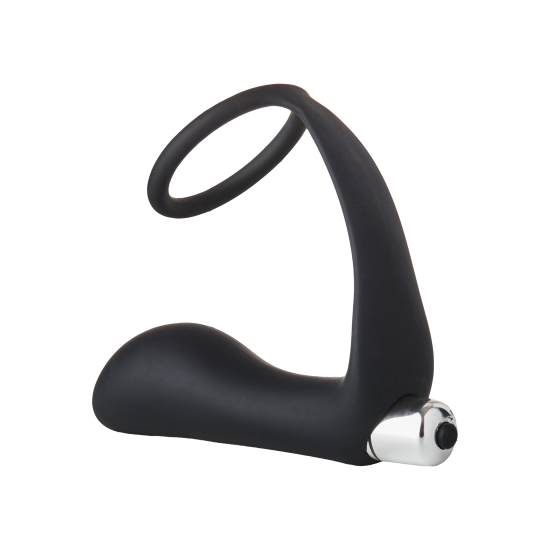 PLUG ANAL VIBRAÇÃO FANTASSTIC PRETO COM ANEL PLUG ANAL VIBRAÇÃO FANTASSTIC PRETO COM ANEL