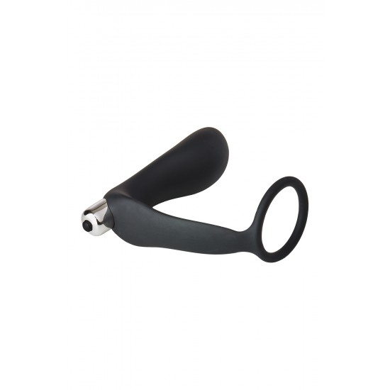 PLUG ANAL VIBRAÇÃO FANTASSTIC PRETO COM ANEL PLUG ANAL VIBRAÇÃO FANTASSTIC PRETO COM ANEL