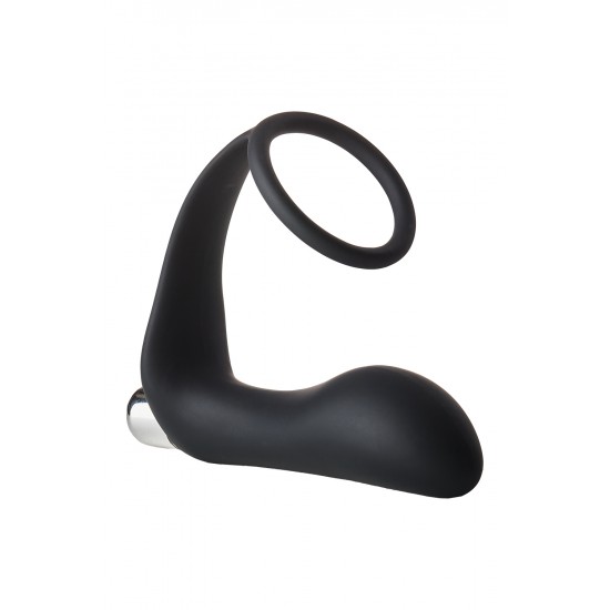 PLUG ANAL VIBRAÇÃO FANTASSTIC PRETO COM ANEL PLUG ANAL VIBRAÇÃO FANTASSTIC PRETO COM ANEL