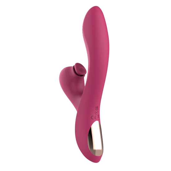 ESSENTIALS DUAL G-SPOT VIBE Vibrador do tipo Rabbit vem para atender a todos os teus desejos! Combina uma parte principal, que é flexível e possui uma curvatura que naturalmente o leva ao ponto G; com um massageador de clitóris totalmente fora do c