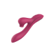 Vibrador do tipo Rabbit vem para atender a todos os teus desejos! Combina uma parte principal, que é flexível e possui uma curvatura que naturalmente o leva ao ponto G; com um massageador de clitóris totalmente fora do c