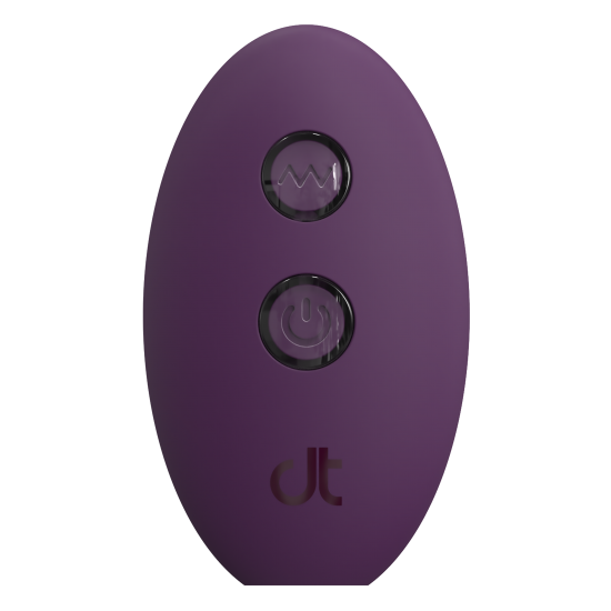 Vibrador anal com controle remoto sem fio. Este vibrador anal Glam possui vibrações potentes em 3 velocidades e 7 ritmos. Pode ser usado no chuveiro, é feito de materiais seguros para o corpo e recarregável com o cabo US