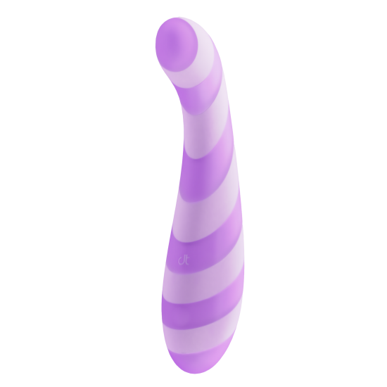 Apresentamos o Vibrador Ponto G Purple Pleasure, da fascinante coleção Glitz — o seu parceiro perfeito para uma jornada mágica de prazer e autodescoberta. Este vibrador para ponto G, com design elegante, é feito sob medi