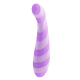 Apresentamos o Vibrador Ponto G Purple Pleasure, da fascinante coleção Glitz — o seu parceiro perfeito para uma jornada mágica de prazer e autodescoberta. Este vibrador para ponto G, com design elegante, é feito sob medi