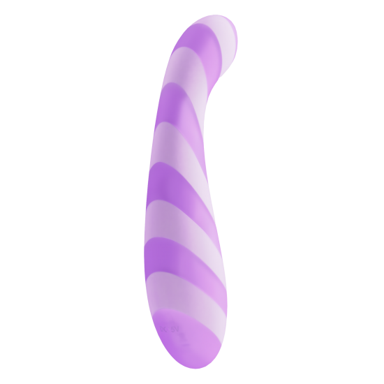 Apresentamos o Vibrador Ponto G Purple Pleasure, da fascinante coleção Glitz — o seu parceiro perfeito para uma jornada mágica de prazer e autodescoberta. Este vibrador para ponto G, com design elegante, é feito sob medi