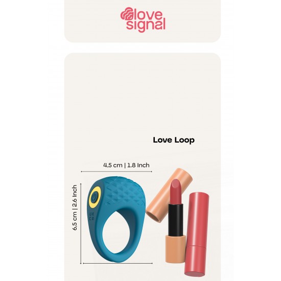 O Love Loop é um anel peniano vibratório elegante, projetado para melhorar o desempenho e proporcionar uma estimulação poderosa. Seu tamanho único e elástico oferece suporte confortável, mantendo a firmeza, tornando-o ad