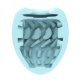 O Whirl Magic é um masturbador de bolso projetado para proporcionar uma estimulação dinâmica e giratória em um formato compacto e fácil de usar. Seu interior com textura espiral oferece sensações variadas a cada moviment