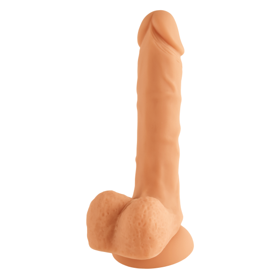 Maverick é um dildo de silicone ultrarrealista de 24 cm (aproximadamente 9,6 polegadas) projetado para clientes que buscam desempenho realista e materiais de alta qualidade. Fabricado em silicone macio e seguro para o co