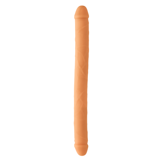 Wild Ryder é um dildo duplo de silicone ultrarrealista de 38 cm, projetado para clientes que buscam experiências compartilhadas, desempenho realista e materiais de alta qualidade. Fabricado em silicone macio e seguro par