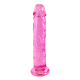 Candy Kelly, da coleção Bubblegum Blast, é uma adição colorida e divertida a qualquer sortimento de produtos adultos. Com 19 cm, este dildo semitransparente é feito de TPE macio em um tom rosa vibrante que chama a atençã