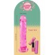 O Sugar Spin da coleção Bubblegum Blast é uma adição colorida e divertida a qualquer sortimento de produtos adultos. Medindo 21 cm, este dildo semitransparente é feito de TPE macio com um tom rosa vibrante que se destaca