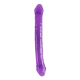 O Lollipop Loop da coleção Bubblegum Blast é uma adição colorida e divertida a qualquer sortimento de produtos adultos. Medindo 25 cm, este dldo duplo semitransparente é feito de TPE macio com um tom roxo vibrante que se