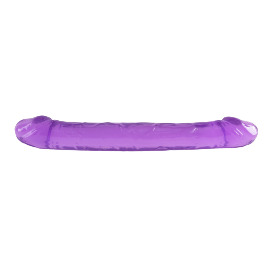 O Lollipop Loop da coleção Bubblegum Blast é uma adição colorida e divertida a qualquer sortimento de produtos adultos. Medindo 25 cm, este dldo duplo semitransparente é feito de TPE macio com um tom roxo vibrante que se