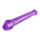 O Lollipop Loop da coleção Bubblegum Blast é uma adição colorida e divertida a qualquer sortimento de produtos adultos. Medindo 25 cm, este dldo duplo semitransparente é feito de TPE macio com um tom roxo vibrante que se