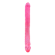 O Groovy Times da coleção Bubblegum Blast é uma adição colorida e divertida para qualquer sortimento de produtos adultos. Medindo 37 cm, este dildo duplo semitransparente é feito de TPE macio com um tom rosa vibrante que